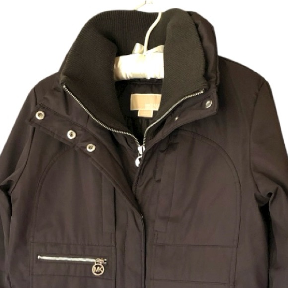 Michael Kors Chocolate Brown Mid-Length Winter Outdoor Parka Jacket Womens M